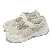 Fila 休閒鞋 Ballet 女鞋 米 白 魔鬼氈 運動鞋 斐樂 5C949Z717 23cm BEIGE/WHITE