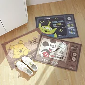 迪士尼絲圈地墊 -小熊維尼電視機