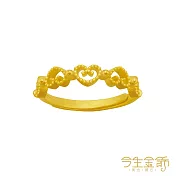 今生金飾 心約戒 黃金戒指