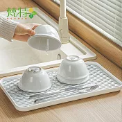 【梵特】日系加大款雙層瀝水盤/碗盤瀝水托盤/瀝水杯架