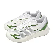 adidas 慢跑鞋 Lightblaze 男鞋 白 綠 緩震 運動鞋 愛迪達 JR7327 26cm WHITE/GREEN/SILVER