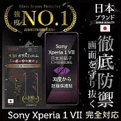 Sony Xperia 1 VII 防窺保護貼 七代 滿版黑邊 日規旭硝子玻璃保護貼 (防窺)【INGENI徹底防禦】