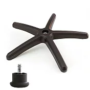 電腦椅專用 五星塑膠腳座 (直徑66cm/固定輪)BASE-002SS