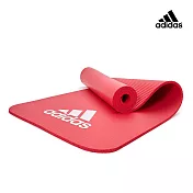 Adidas 全功能波紋健身墊-10mm 石榴紅