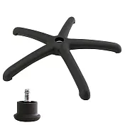 電腦椅專用 五星尼龍腳座 (直徑64cm/固定輪)BASE-009SS