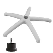 電腦椅專用 五星尼龍腳座 (直徑60cm/固定輪)BASE-010SS