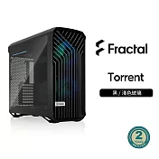 【Fractal Design】Torrent RGB玻璃側板版 E-ATX機殼 RGB/淺色玻璃側板/黑/TG