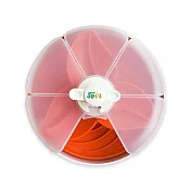 PetDreamHouse 旋轉益智慢食碗-組合-進階風飛花-橘 | 寵物碗 藏食碗 嗅聞碗