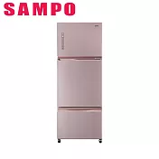 SAMPO聲寶475公升玻璃三門變頻冰箱SR-C48GDV(P2)琉璃粉