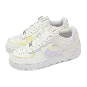 Nike 休閒鞋 Wmns AF1 Shadow 女鞋 白 紫 拼接 反光 AF1 DZ1847-113 22cm WHITE/PURPLE