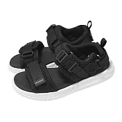 New Balance NB 涼鞋 600 女鞋 黑 白 魔鬼氈 舒適 休閒鞋 NB SWA600A1-B 22cm BLACK/WHITE