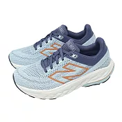 New Balance 慢跑鞋 Fresh Foam X 860 V14 D 寬楦 女鞋 磨砂玻璃 夢境 緩衝 運動鞋 NB W86014E-D 23.5cm BLUE/BROWN