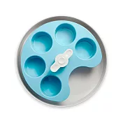 PetDreamHouse 旋轉益智慢食碗-調色盤-天空藍 | 寵物碗 藏食碗 嗅聞碗