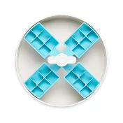 PetDreamHouse 旋轉益智慢食碗-風車-藍 | 寵物碗 藏食碗 嗅聞碗