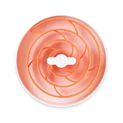 PetDreamHouse 旋轉益智慢食碗-渦輪-橘 | 寵物碗 藏食碗 嗅聞碗