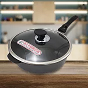 米雅可遠紅外線陶瓷寬底深型不沾平底鍋-32cm-附蓋