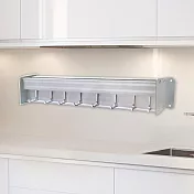 太空鋁合金廚房刀架-8勾-1入