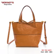 【vensers】牛皮潮流個性包肩背包(NH272401駝色)