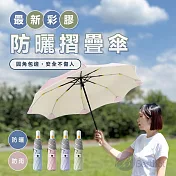 BESTHOT 最新彩膠防曬摺疊傘 淺紫色