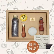 HAPPYMT火漆巧克力5件組-4色可選-加贈模具 黑巧克力 / 咖啡色