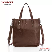 【vensers】牛皮潮流個性包肩背包(NL850101淺啡)