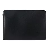 LONGCHAMP LE FOULONNE 系列牛皮筆電/平板/文件收納包 黑