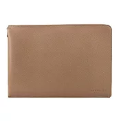 LONGCHAMP LE FOULONNE 系列牛皮筆電/平板/文件收納包 餅乾