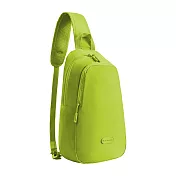 《TRAVELON》輕便雙層斜背胸包 - 萊姆綠