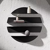 《Umbra》Solis壁掛式收納架(墨黑) | 收納架 儲物架 書架