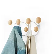 《Umbra》Dotsy壁掛式掛勾收納架(雲朵白) | 掛勾 牆壁掛勾