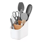 《Umbra》Bellwood餐具收納盒(白) | 餐具桶 碗筷收納筒