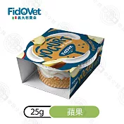 6入組 FIDOVET義大利費朵 犬用優格25g 天然水果粉 酵母MOS益生元- 蘋果25g x6入
