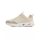 Fila Athena [4-C601Y-745] 男女 運動休閒鞋 舒適 穿搭 米 粉橘