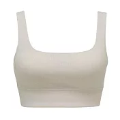 日本LECIEN 無鋼圈速乾U領胸罩 Bra top  黃金比例溫柔平縫真正舒適-13772254 M 夏洛特米色