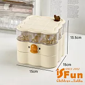 【iSFun】動物造型 三層旋轉式桌上飾品收納盒 動物造型