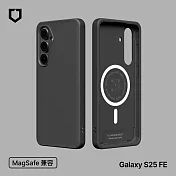 犀牛盾 Samsung Galaxy S25 FE(6.7吋) SolidX MagSafe兼容 強化吸震緩衝防摔手機殼- 經典黑