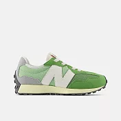 New Balance [PH327RB] 中大童 休閒鞋 經典 復古 W寬楦 NB 327 俐落 流行 穿搭 青綠 19 綠/白