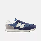 New Balance [PH237LBW] 中童 休閒鞋 運動 經典 復古 W 寬楦 NB 237 舒適 藍白 19 藍/白