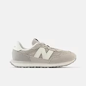 New Balance [PH237LGG] 中童 休閒鞋 運動 經典 復古 W 寬楦 NB 237 舒適 米灰 19 米/灰