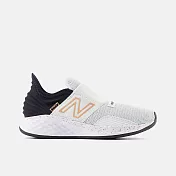 New Balance [PDROVGP1] 中童 運動休閒鞋 慢跑鞋 寬楦 舒適 透氣 白 黑 19 白/黑
