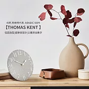 Thomas Kent|ARABIC 06吋 英倫風經典 靜音桌鐘/掛鐘-多色可選(壁掛式時鐘 靜音時鐘 英倫風時鐘 桌鐘 客廳壁鐘 掛鐘 室內桌鐘 ) 淺灰