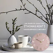 Thomas Kent|ARABIC 06吋 英倫風經典 靜音桌鐘/掛鐘-多色可選(壁掛式時鐘 靜音時鐘 英倫風時鐘 桌鐘 客廳壁鐘 掛鐘 室內桌鐘 ) 柔粉紅