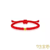 今生金飾 繡球花(小) 黃金串珠手繩 大人手圍約16-18公分