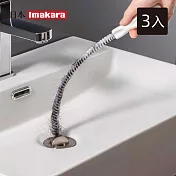 【日本Imakara】排水口疏通刷/清潔刷-3入