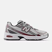 New Balance 740 系列 男女 休閒鞋 U740RD2-D US4.5 銀紅色