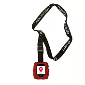 Osmile ED1000 失智症個人衛星定位器強固淋雨掛繩附錶帶AG 紅-掛繩