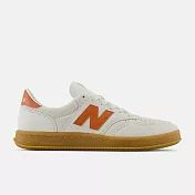 New Balance T500 男女復古休閒鞋-CT500DA-D US4.5 灰橘色