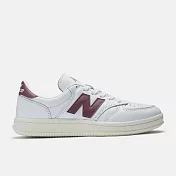 New Balance T500 男女復古休閒鞋-CT500LPB-D US4.5 白紅色