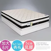 Homelike 喜家居OUTLAST水冷5cm乳膠獨立筒床墊-雙人加大6尺(2046)