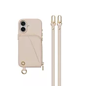 MAGEASY Pouch 錢包掛繩手機殼 iPhone 17 玫瑰/玫瑰